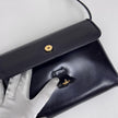 Gucci Borsa Vintage a Spalla in Pelle Nera