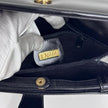 Gucci Borsa Vintage a Spalla in Pelle Nera