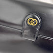 Gucci Borsa Vintage a Spalla in Pelle Nera