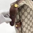 Gucci Borsa Vintage da viaggio a spalla in tela GG Supreme con Web stripe