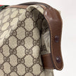 Gucci Borsa Vintage da viaggio a spalla in tela GG Supreme con Web stripe