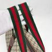 Gucci Borsa Vintage da viaggio a spalla in tela GG Supreme con Web stripe