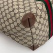 Gucci Borsa Vintage da viaggio a spalla in tela GG Supreme con Web stripe