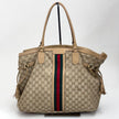 Gucci Borsa Web Large Tote Supreme in Tela GG con Nappine