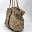 Gucci Borsa Web Large Tote Supreme in Tela GG con Nappine