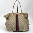Gucci Borsa Web Large Tote Supreme in Tela GG con Nappine