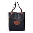 Gucci Borsa Web vintage a spalla in tela Micro GG nera e pelle marrone