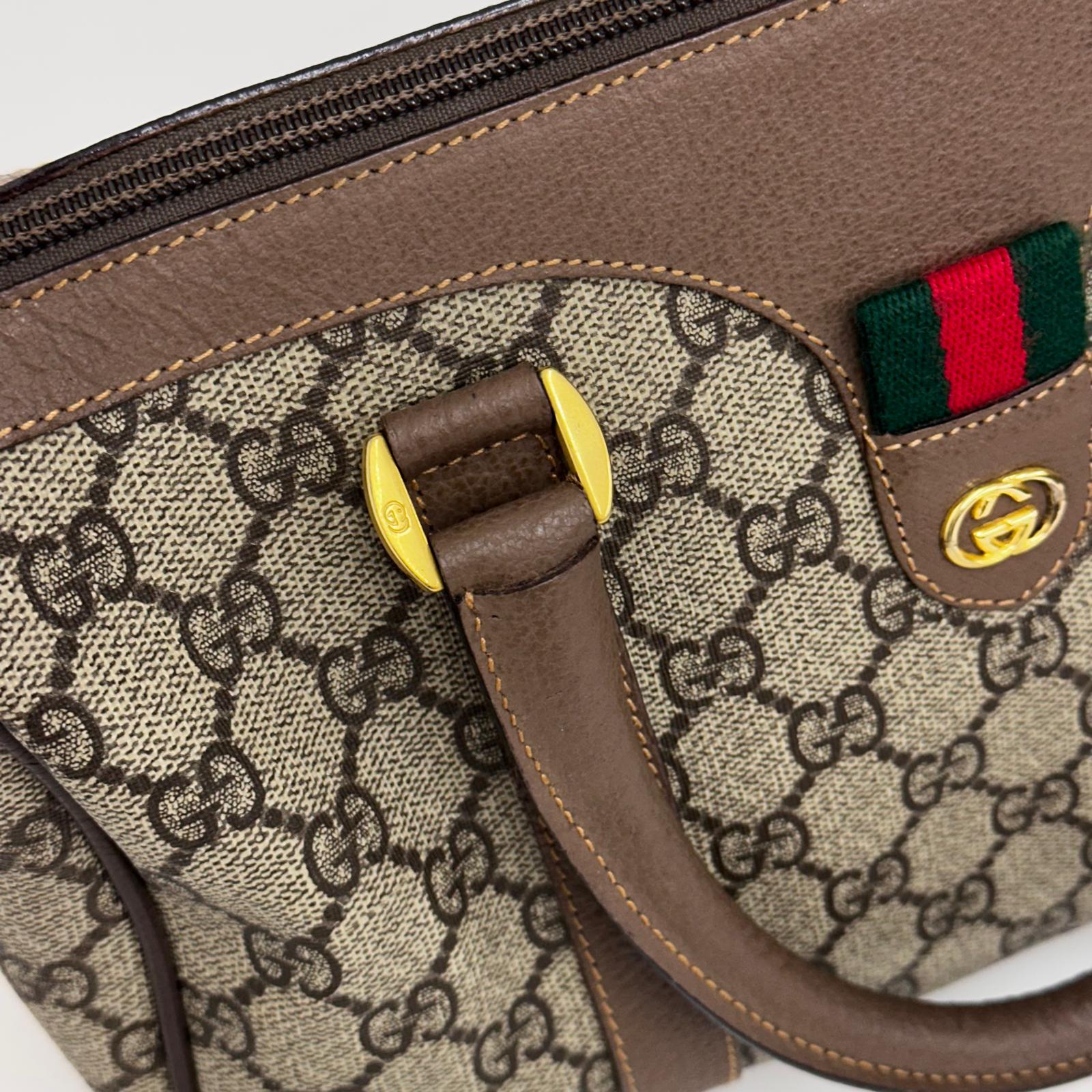Gucci Borsa a Mano Boston GG Supreme