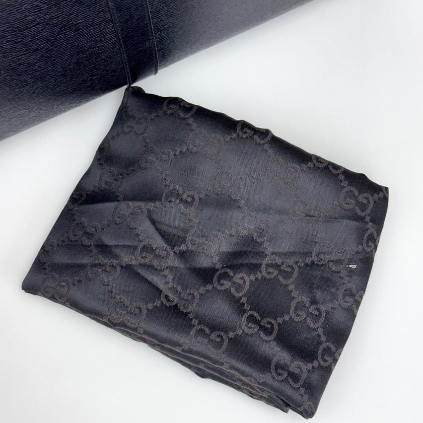 Gucci Borsa a Mano Jackie Large in Pelle Nera