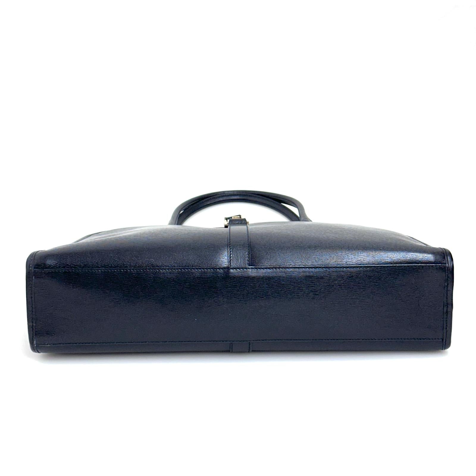 Gucci Borsa a Mano Jackie Large in Pelle Nera