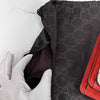 Gucci Borsa a Spalla Dionysus GG Supreme Grande con Dettaglio in Suede Rosso