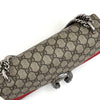 Gucci Borsa a Spalla Dionysus GG Supreme Grande con Dettaglio in Suede Rosso