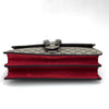 Gucci Borsa a Spalla Dionysus GG Supreme Grande con Dettaglio in Suede Rosso
