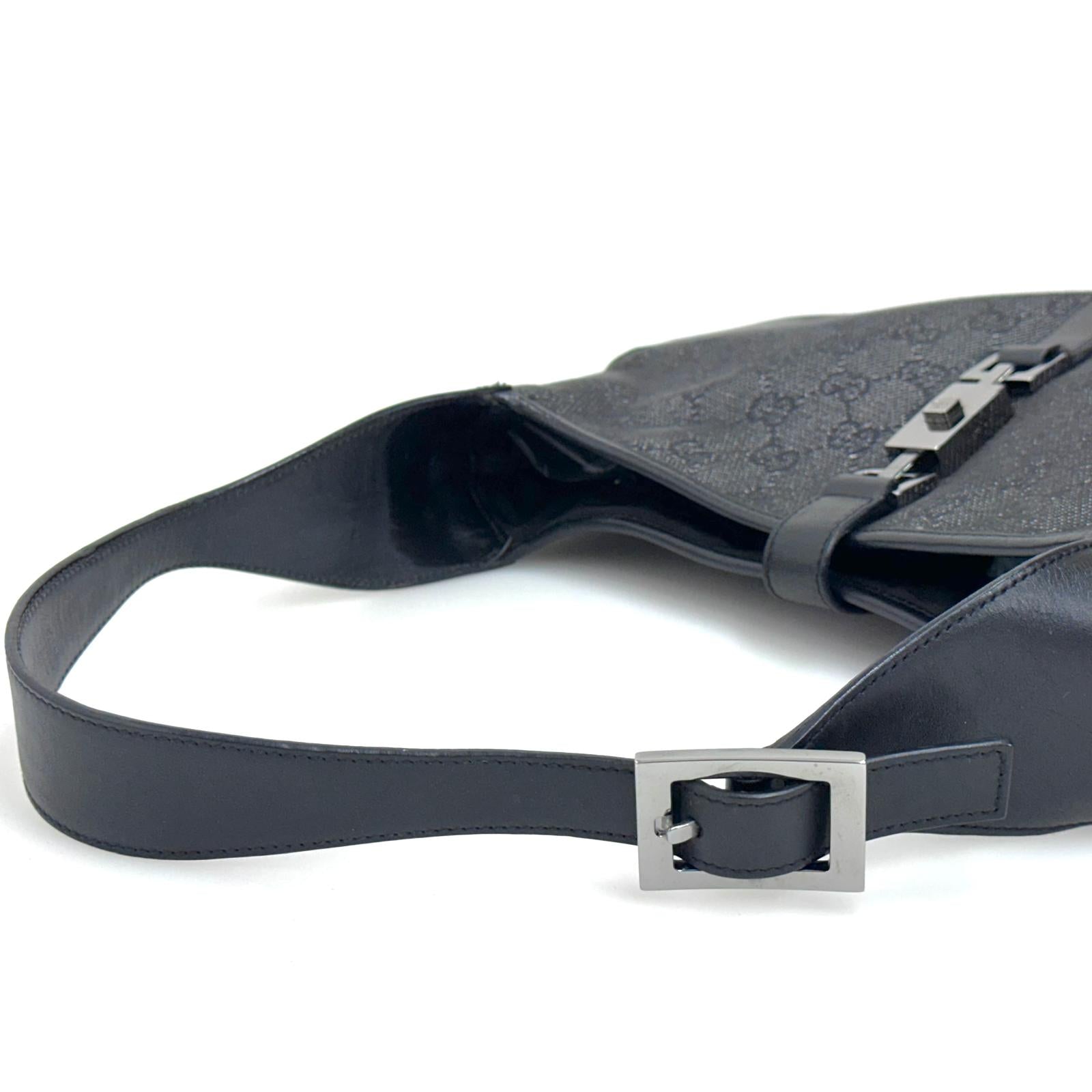 Gucci Borsa a Spalla Jackie Vintage GG Nera