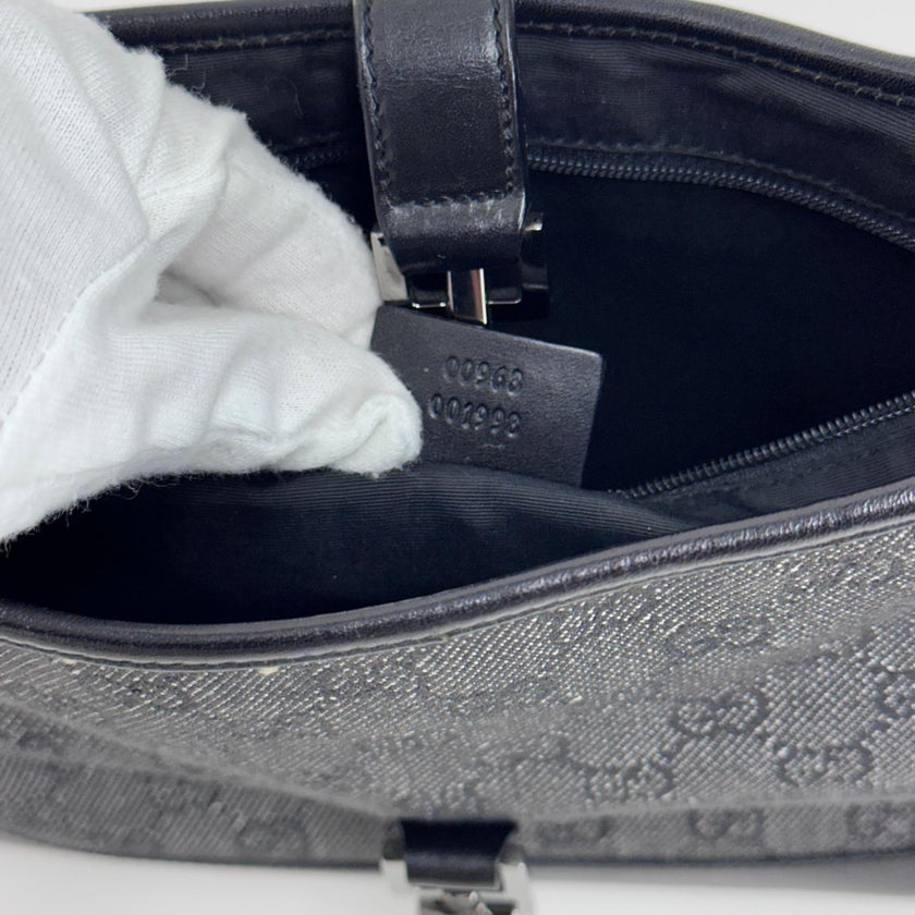 Gucci Borsa a Spalla Jackie Vintage GG Nera