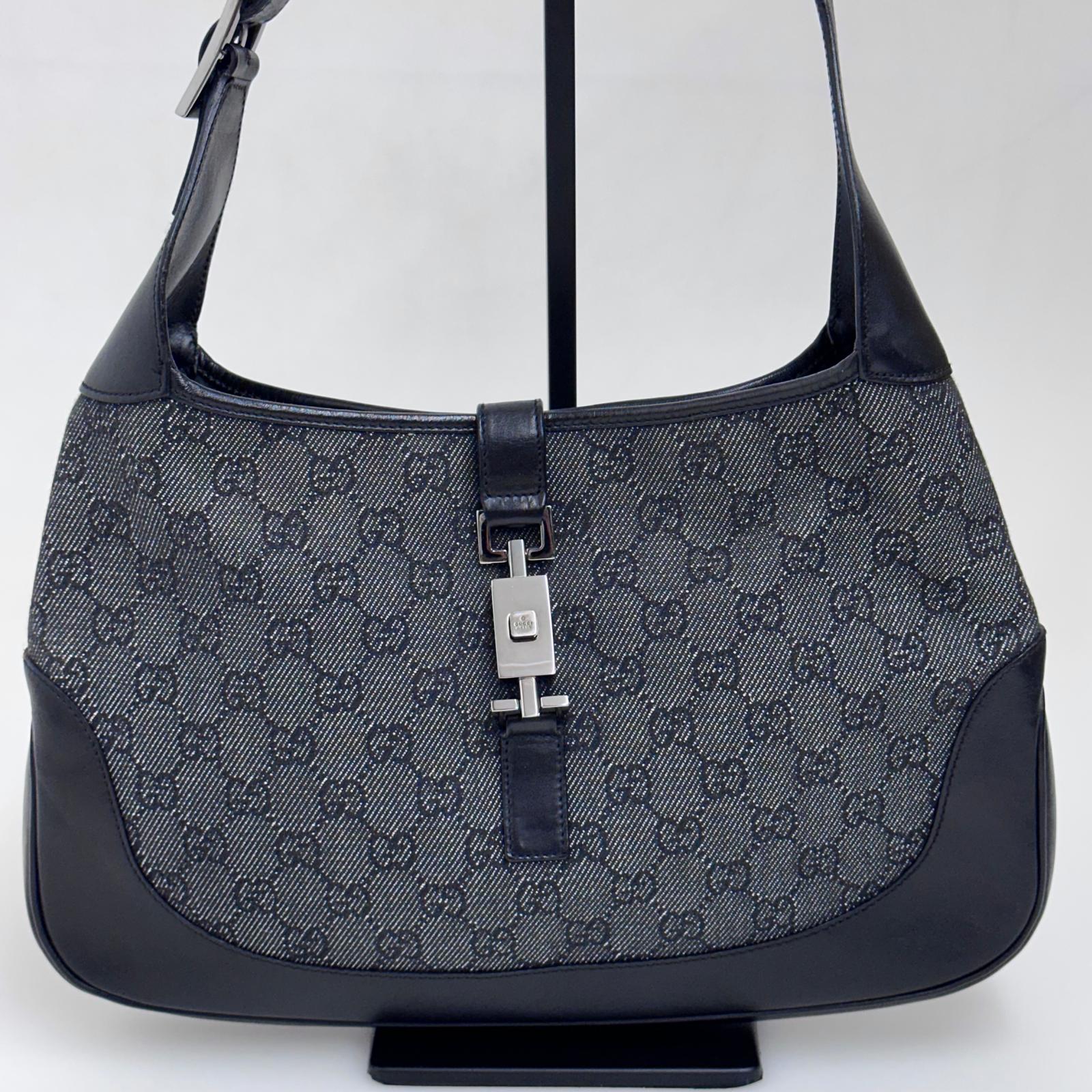 Gucci Borsa a Spalla Jackie Vintage GG Nera