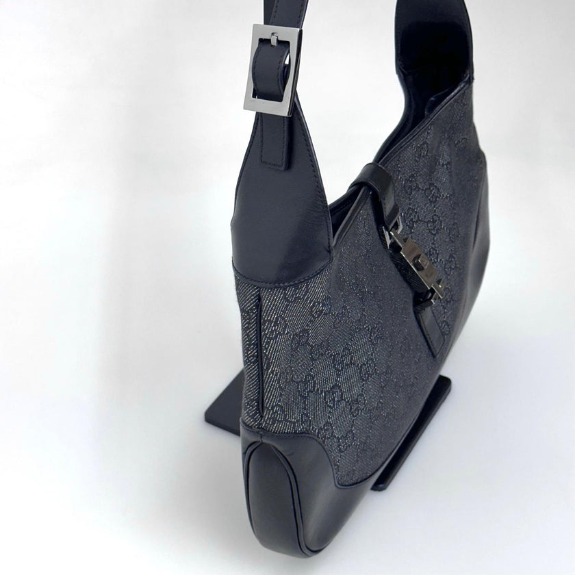 Gucci Borsa a Spalla Jackie Vintage GG Nera