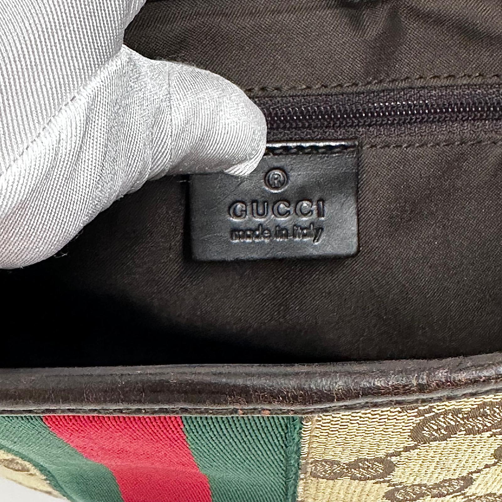 Gucci Borsa a Spalla Jackie Web in Tela GG Supreme