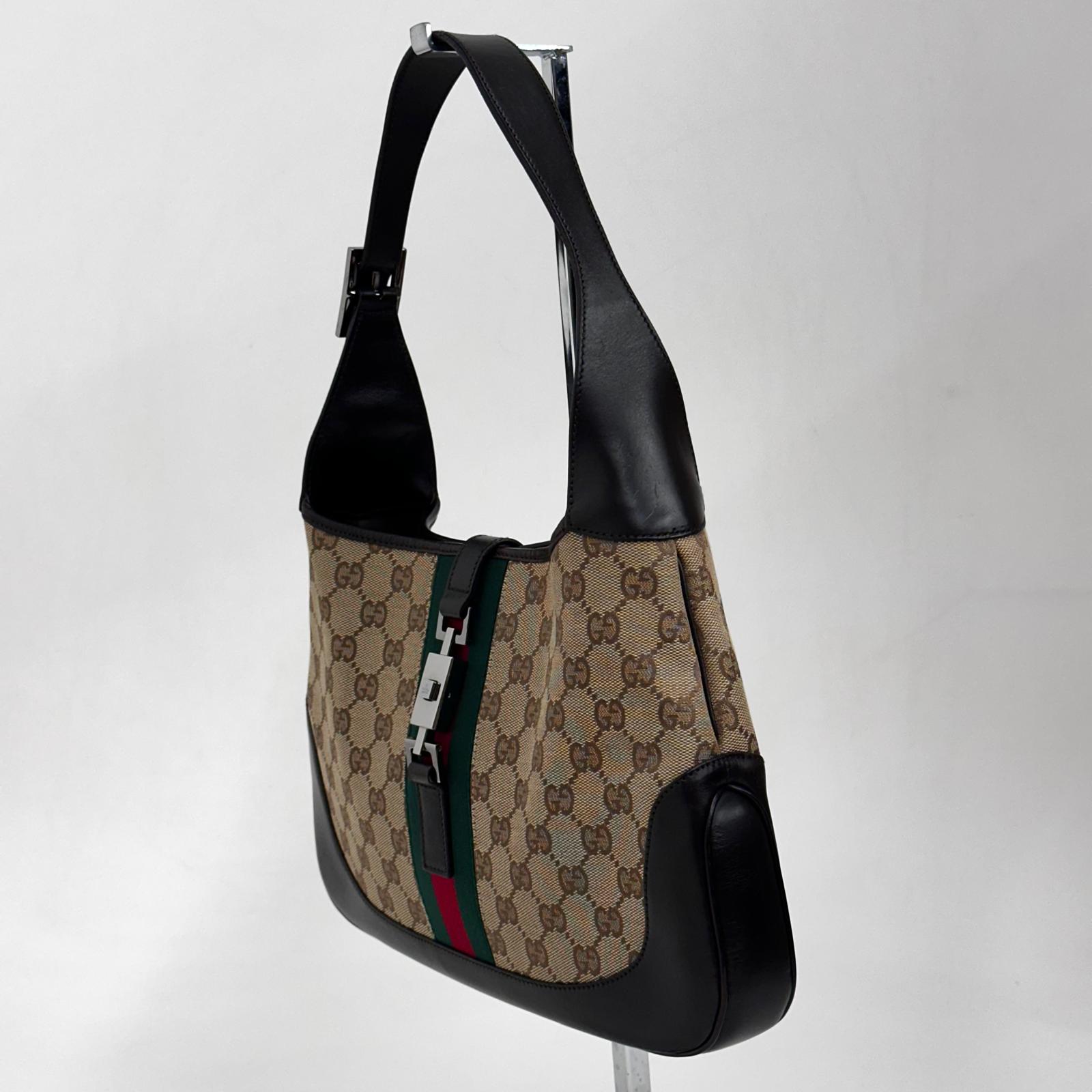 Gucci Borsa a Spalla Jackie Web in Tela GG Supreme