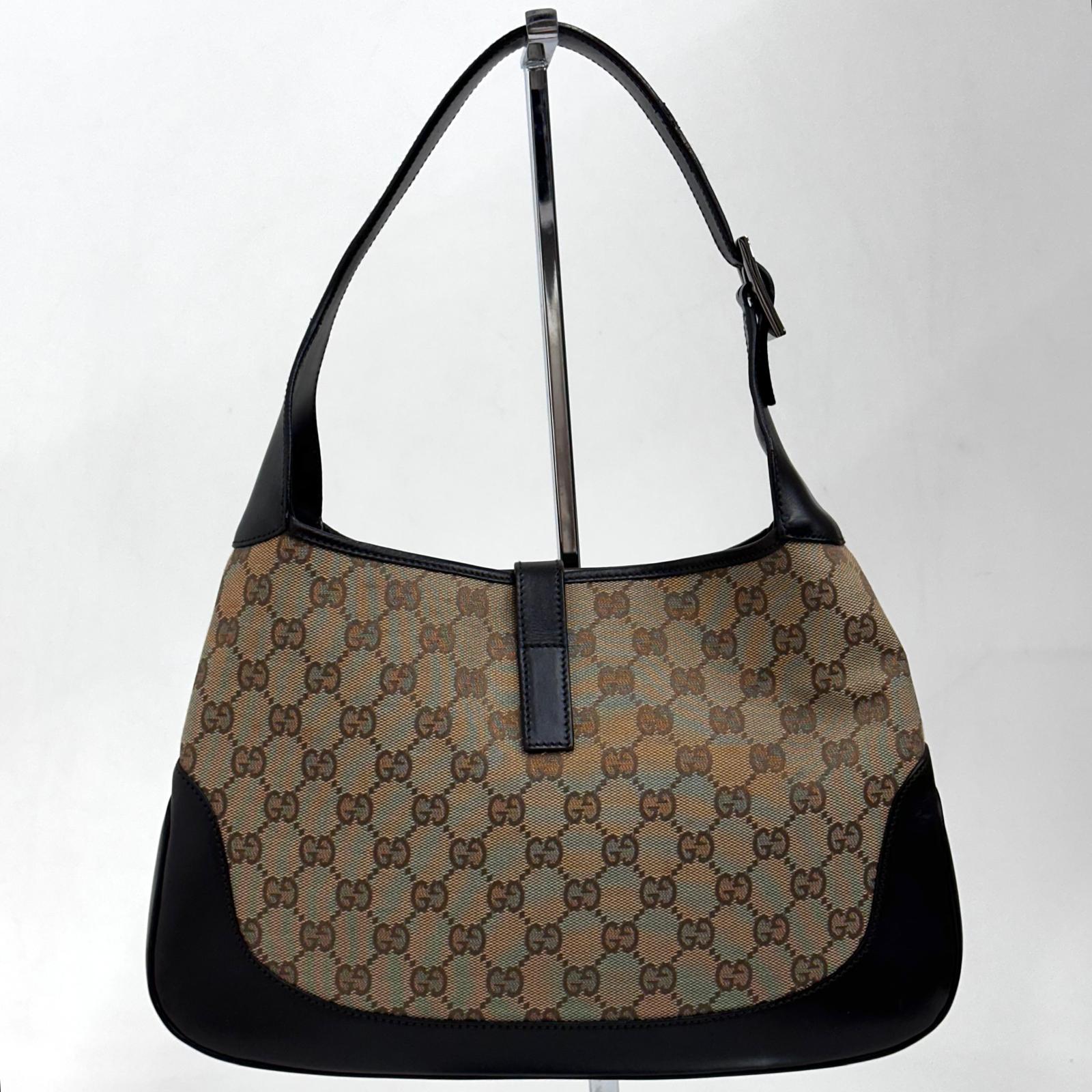 Gucci Borsa a Spalla Jackie Web in Tela GG Supreme