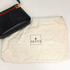 Gucci Borsa a Spalla Vintage in Pelle Nera con Fascia Web