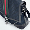 Gucci Borsa a Spalla in Tessuto GG Nero Linea Sherry