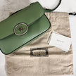 Gucci Borsa a Tracolla Blondie Mini in Pelle Verde Pastello