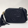 Gucci Borsa a Tracolla Soho Camera in Pelle Nera Martellata