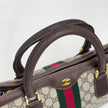Gucci Borsa a mano GG Supreme con banda Web verde/rossa heritage