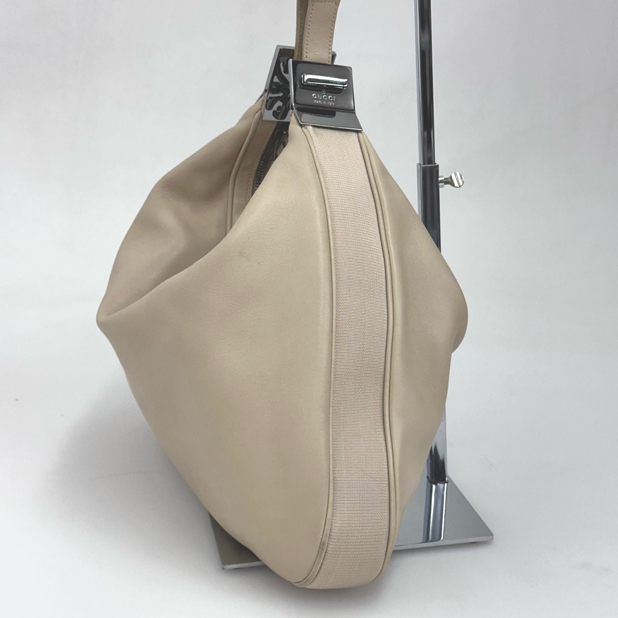 Gucci Borsa a spalla Attache Pelle Avorio