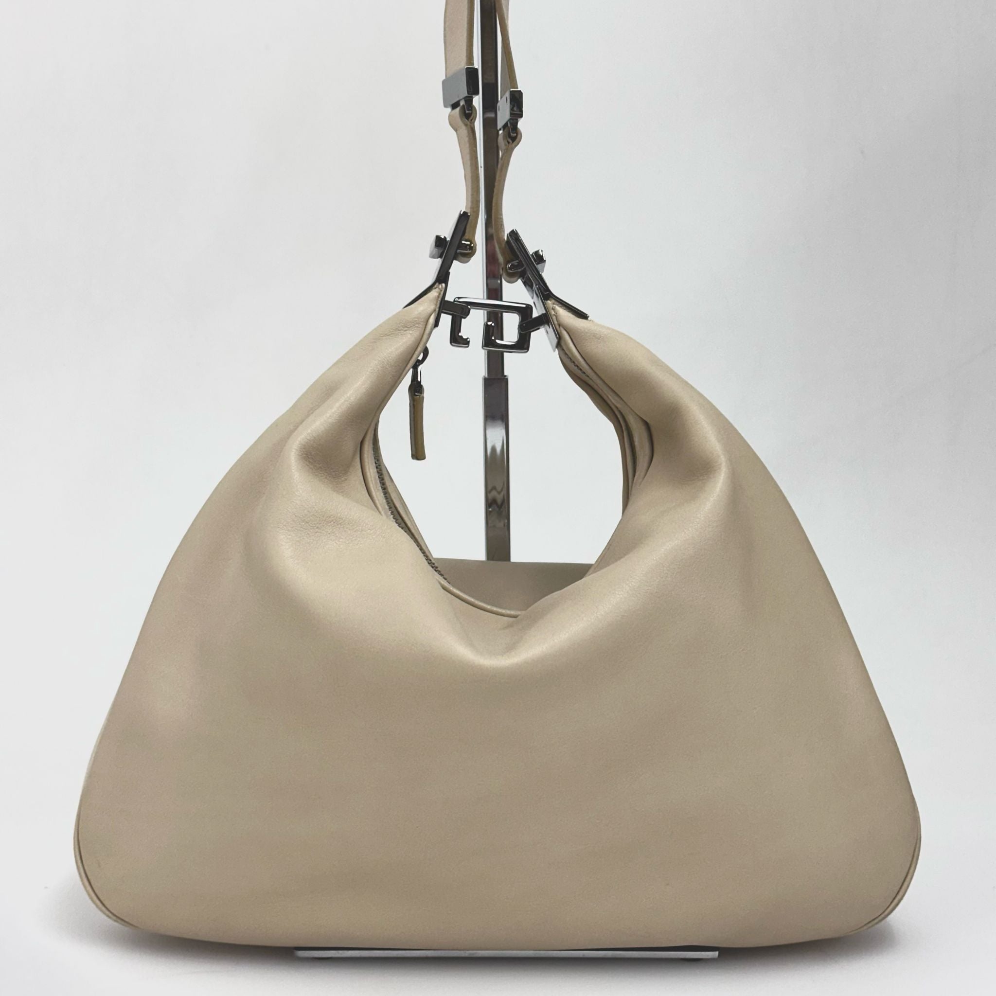 Gucci Borsa a spalla Attache Pelle Avorio
