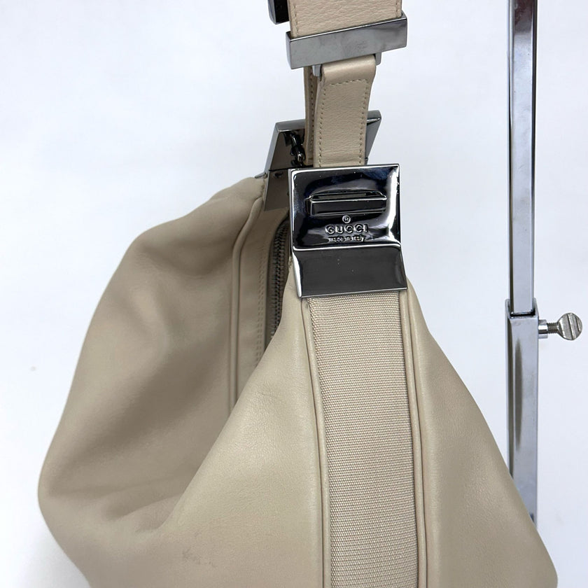 Gucci Borsa a spalla Attache Pelle Avorio