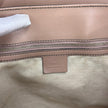 Gucci Borsa a spalla Emily GG Supreme beige rosa cipria con catena