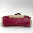 Gucci Borsa a spalla GG Canvas Beige Pelle Rossa