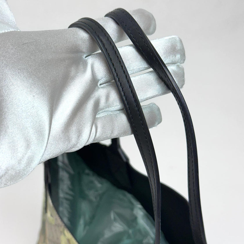 Gucci Borsa a spalla GG Supreme Blooms Tote Verde