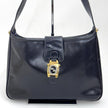 Gucci Borsa a spalla Hobo Horsebit in pelle nera anni ’70