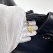 Gucci Borsa a spalla Hobo Horsebit in pelle nera anni ’70