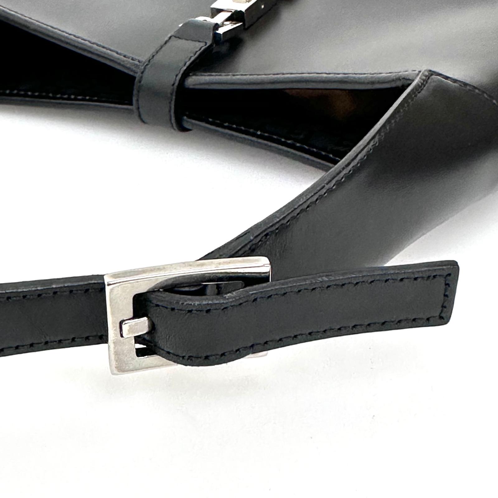 Gucci Borsa a spalla Jackie in pelle nera