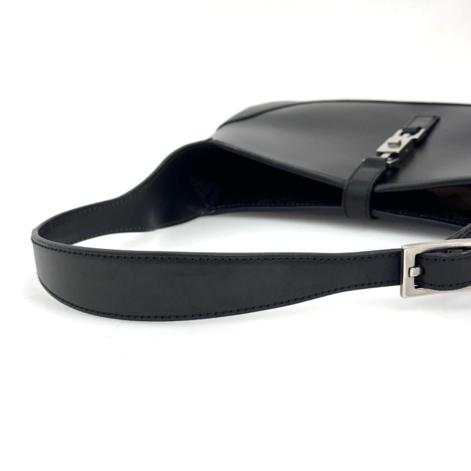 Gucci Borsa a spalla Jackie in pelle nera