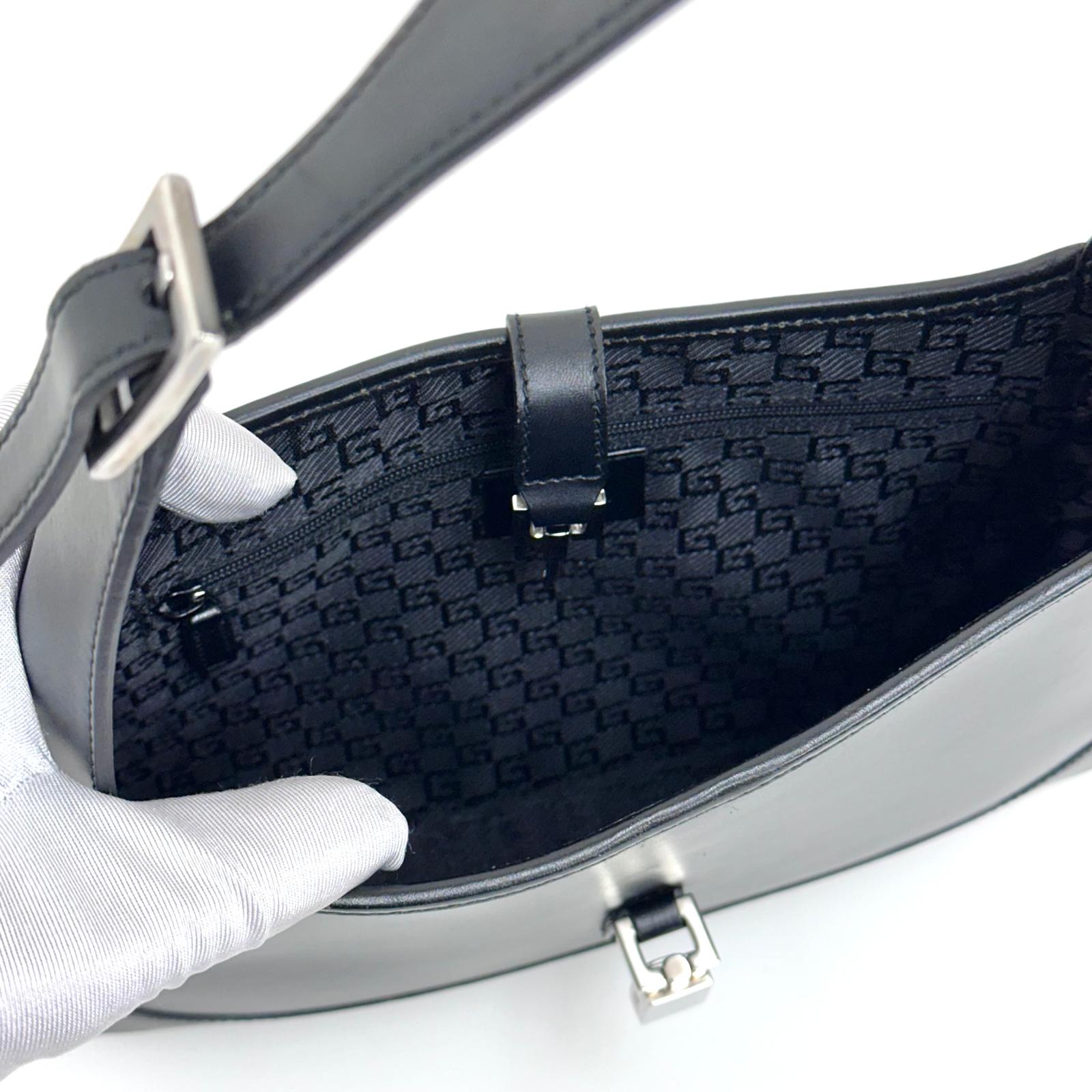 Gucci Borsa a spalla Jackie in pelle nera