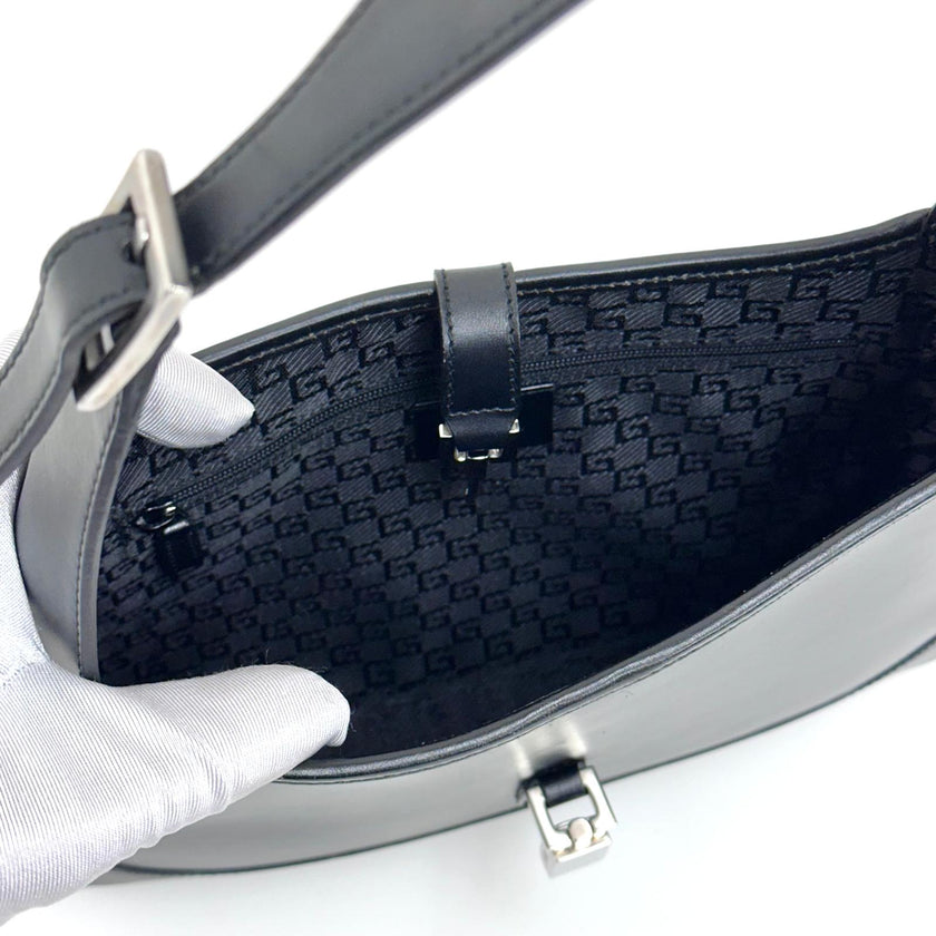 Gucci Borsa a spalla Jackie in pelle nera