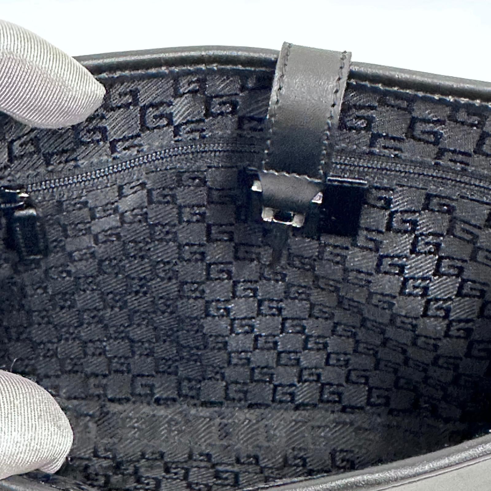 Gucci Borsa a spalla Jackie in pelle nera