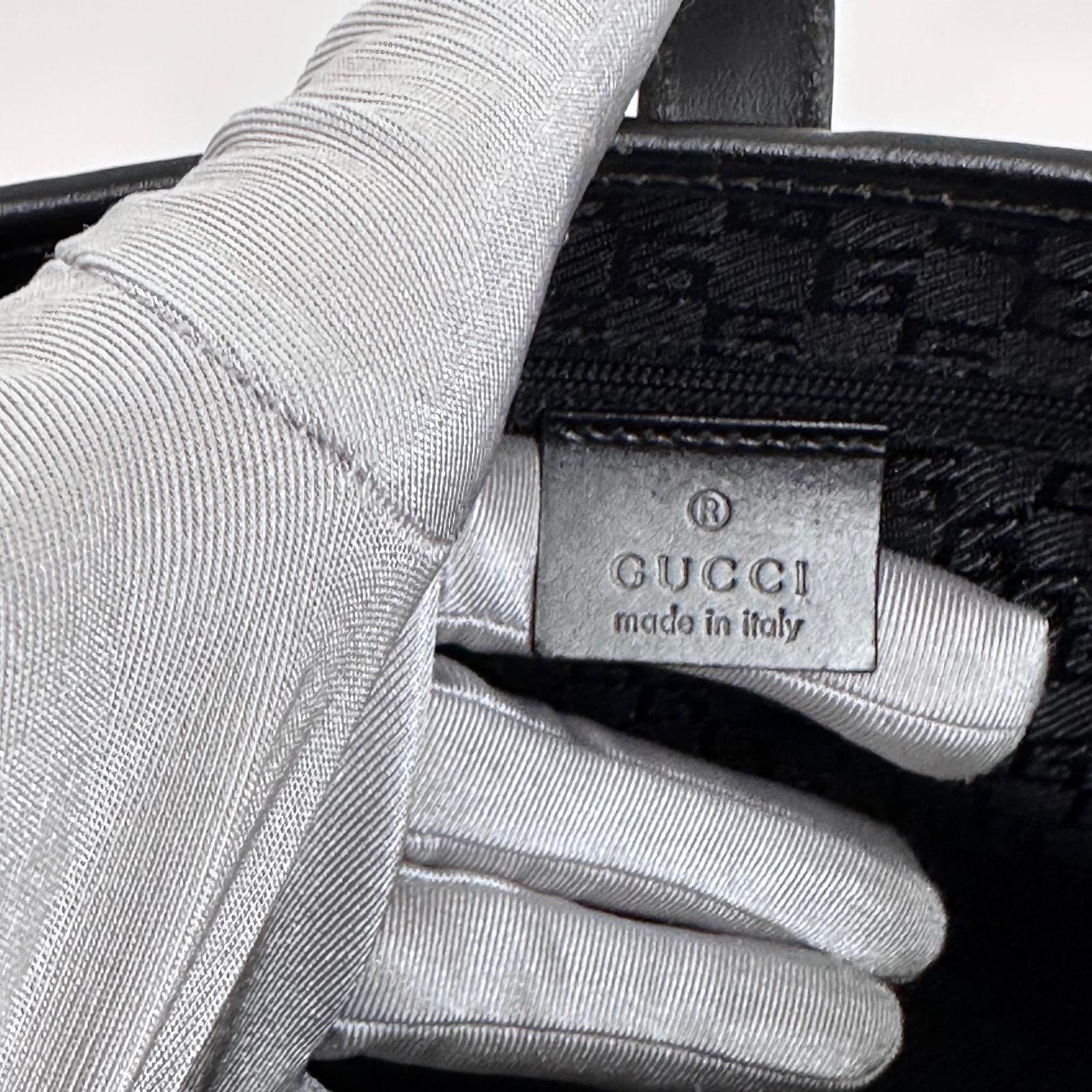 Gucci Borsa a spalla Jackie in pelle nera