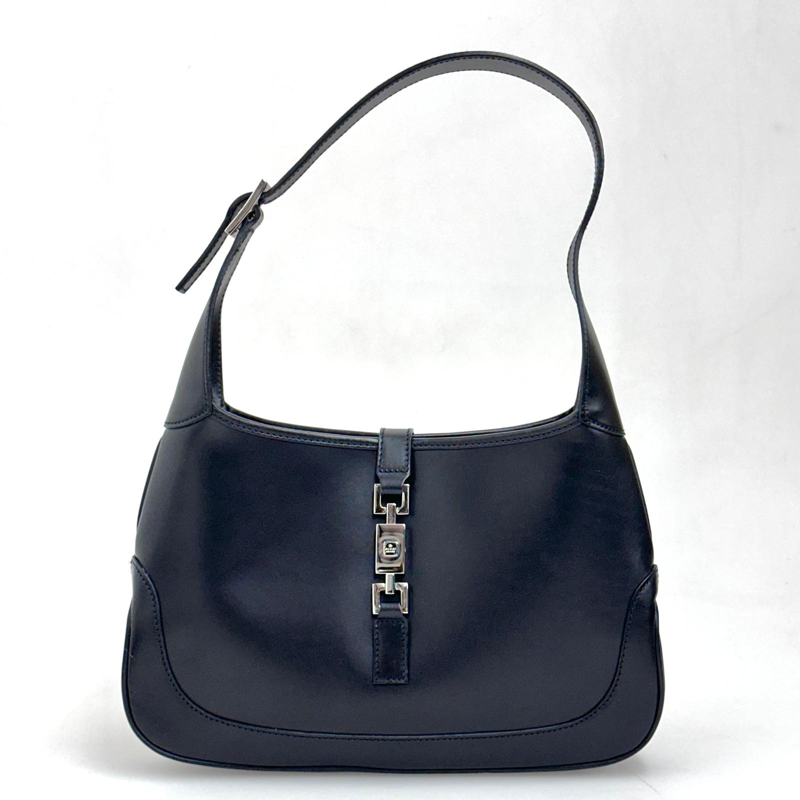 Gucci Borsa a spalla Jackie in pelle nera