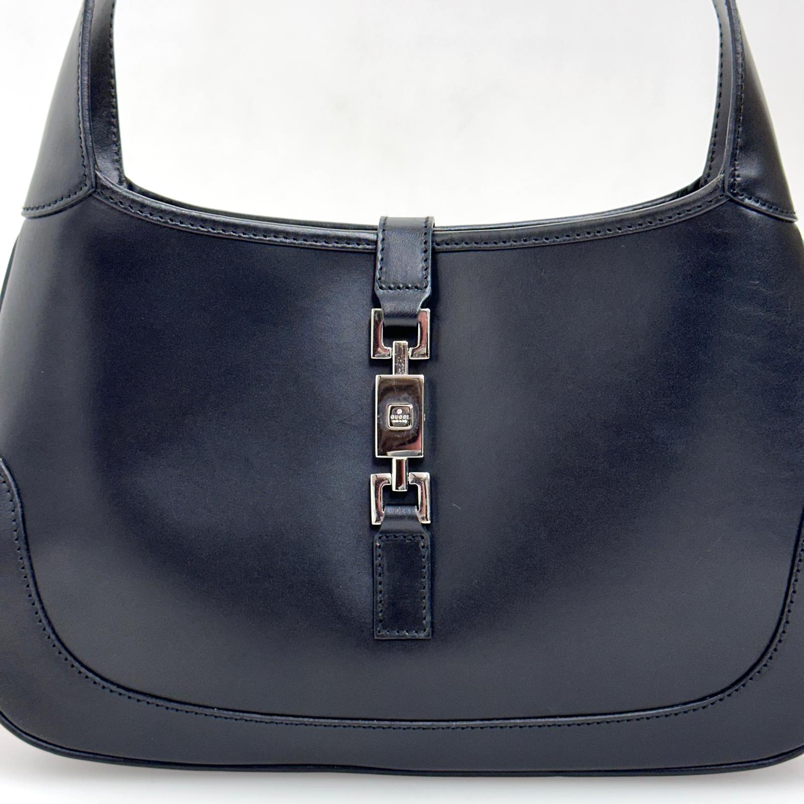 Gucci Borsa a spalla Jackie in pelle nera