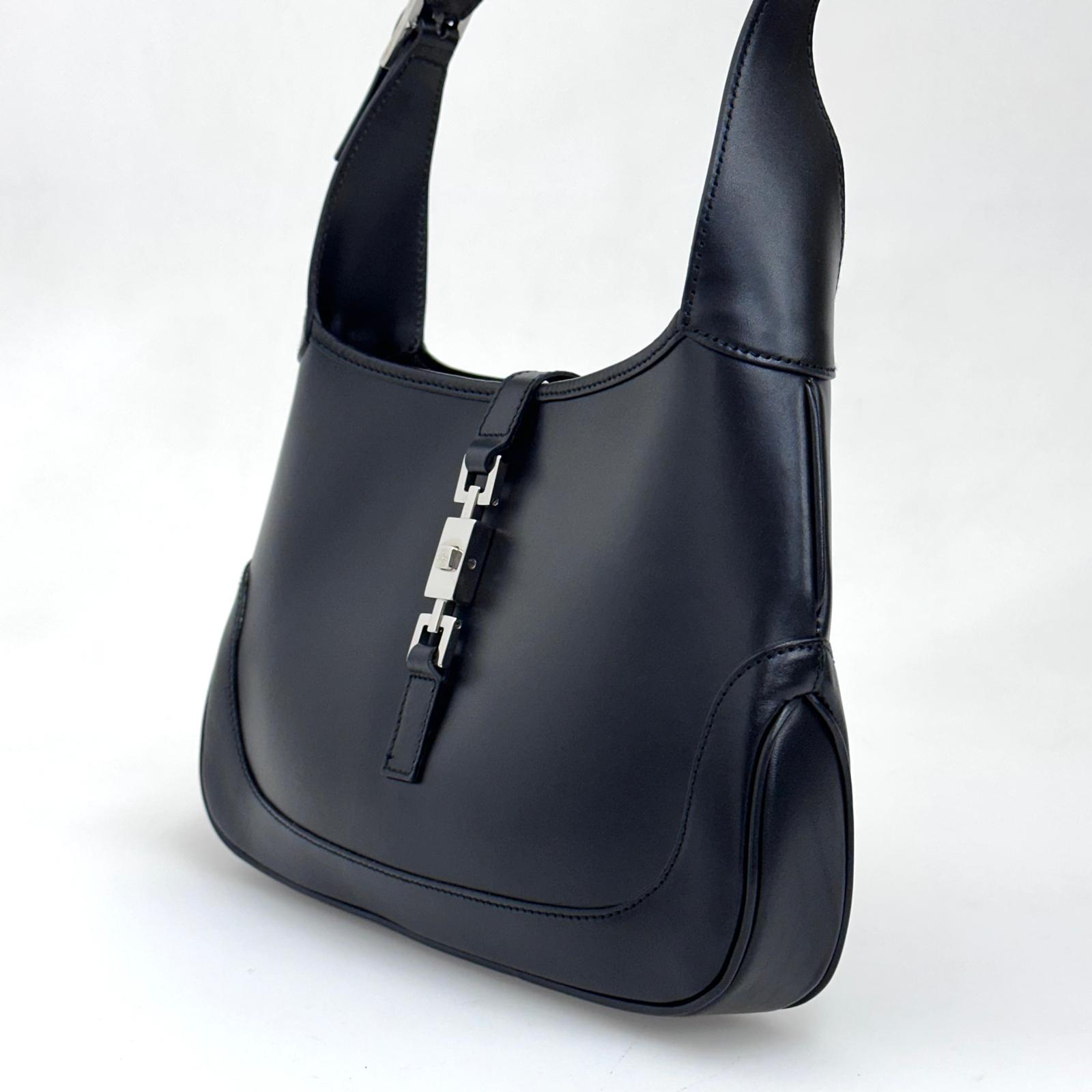 Gucci Borsa a spalla Jackie in pelle nera