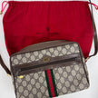 Gucci Borsa a tracolla GG Supreme con banda Web vintage