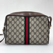 Gucci Borsa a tracolla GG Supreme con banda Web vintage