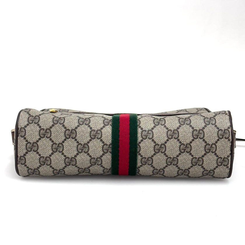 Gucci Borsa a tracolla GG Supreme con banda Web vintage
