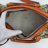 Gucci Boston Bag in tela GG Supreme con Dettagli in Pelle Arancio